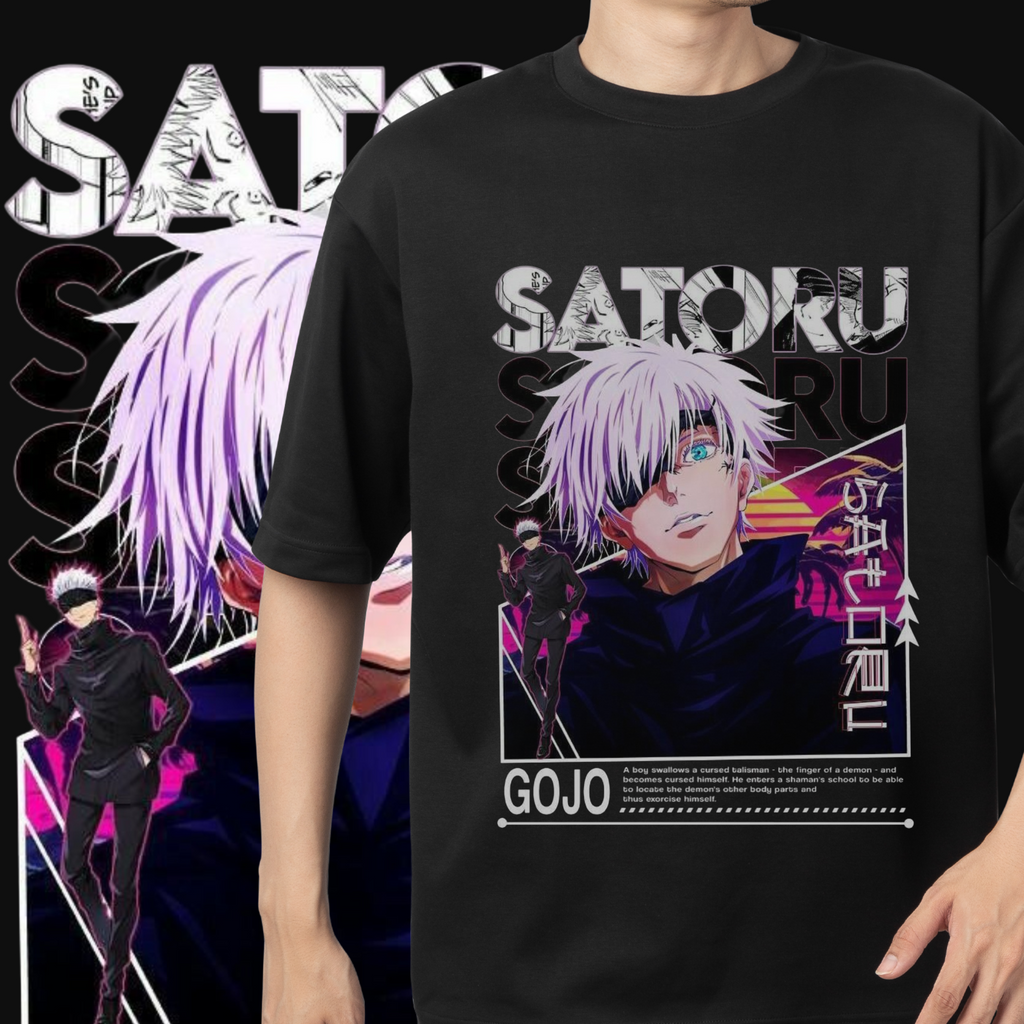 SATORU GOJO: Retro Vibe" Graphic Tee